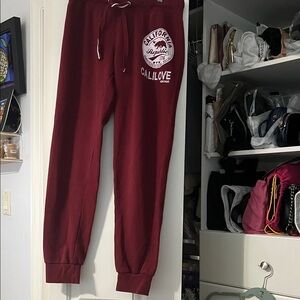 Reflex Kids Burgundy Joggers